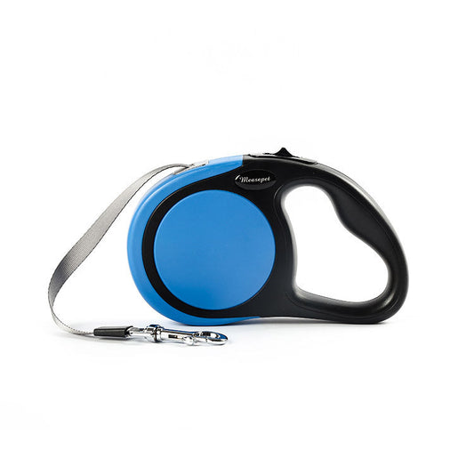 KFX-4511293 Automatic Retractable Dog Leash, Flat Rope Traction Belt, 3m & 5m Lengths, Durable ABS Material