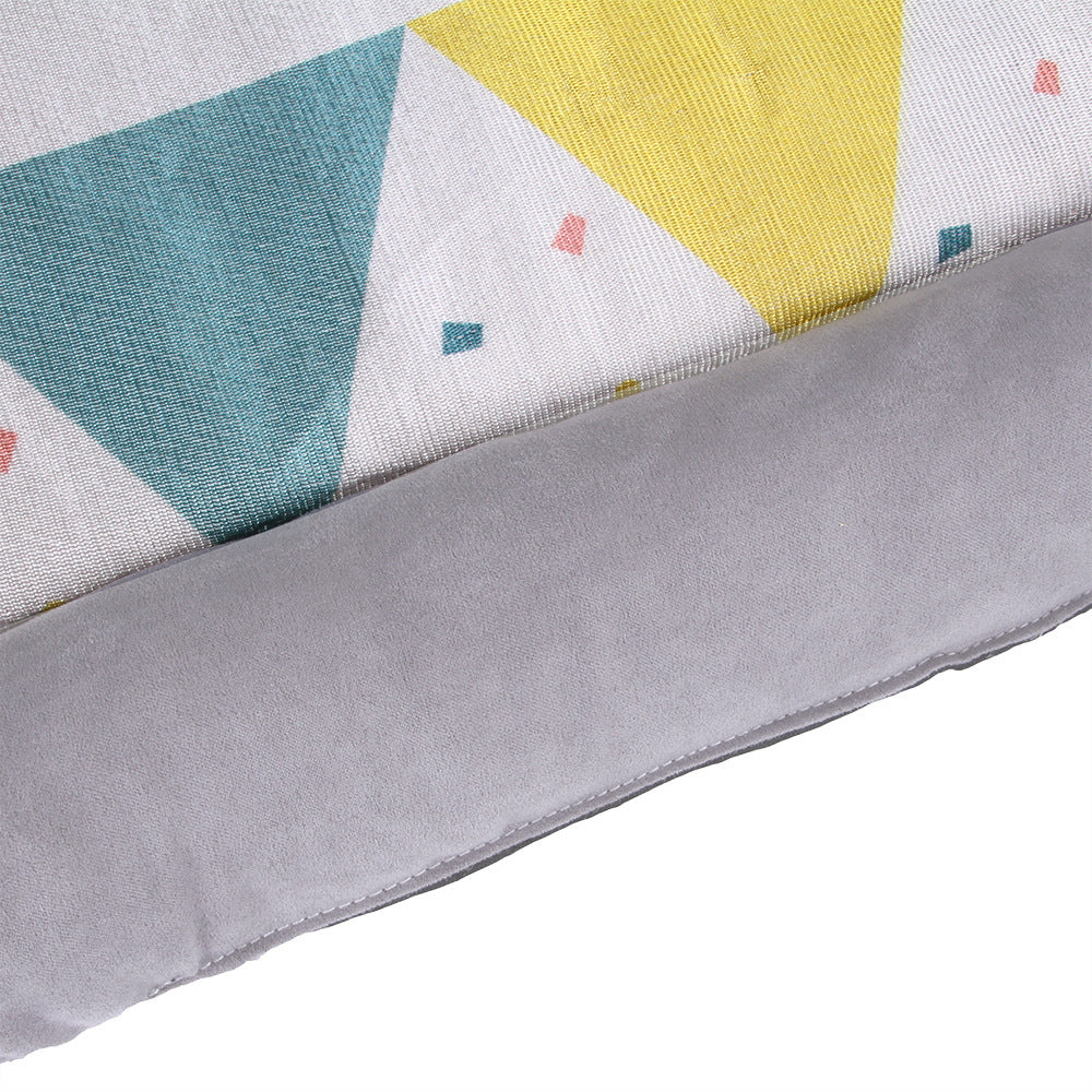 KFX-4513341 Cool Comfort Pet Nest Pad for Dogs and Cats – Available in Grey, Pink, and Blue
