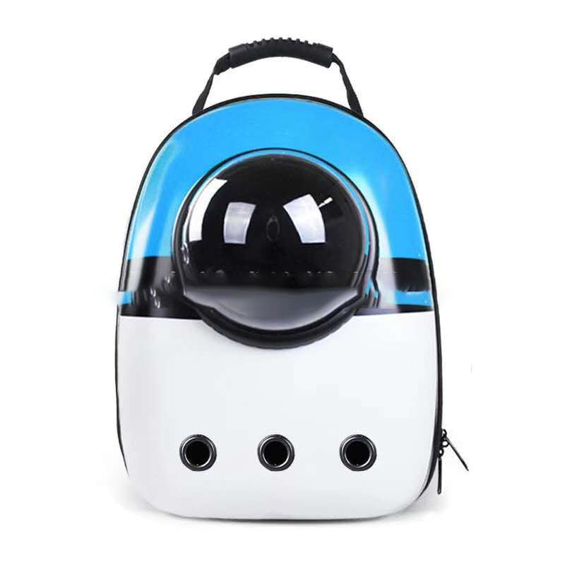 KFX-4513725 Portable Pet Backpack with Transparent Cover and Ventilation Holes for Cats and Dogs