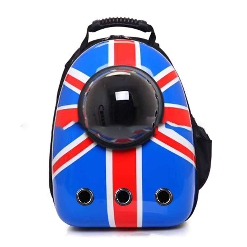 KFX-4513725 Portable Pet Backpack with Transparent Cover and Ventilation Holes for Cats and Dogs