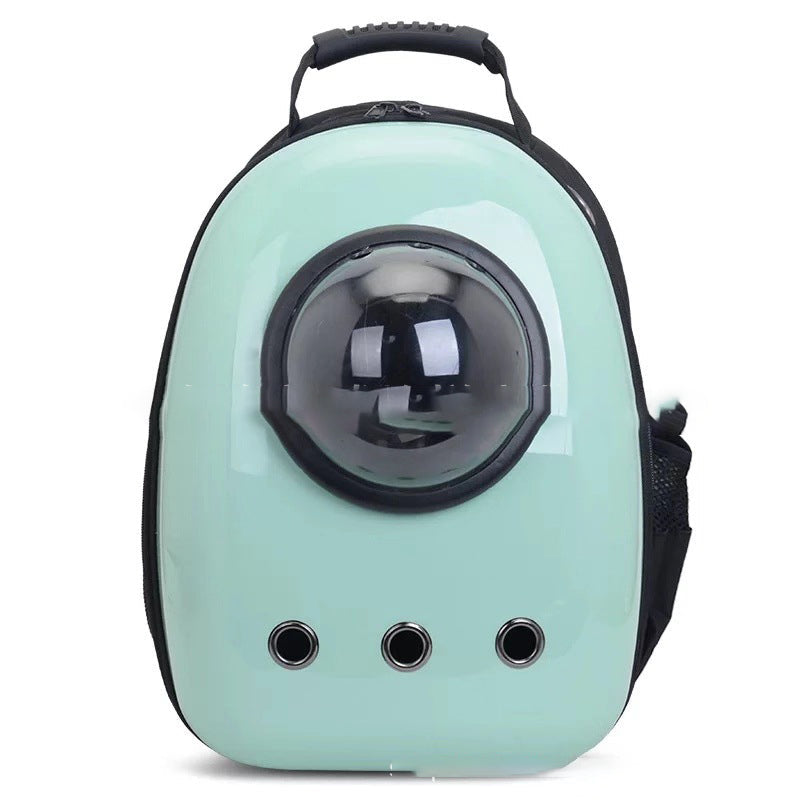 KFX-4513725 Portable Pet Backpack with Transparent Cover and Ventilation Holes for Cats and Dogs