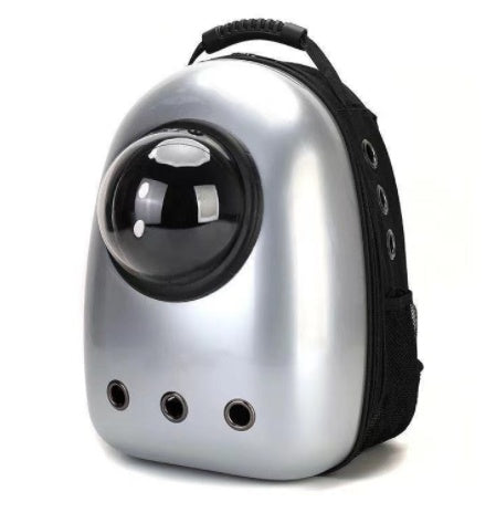KFX-4513725 Portable Pet Backpack with Transparent Cover and Ventilation Holes for Cats and Dogs