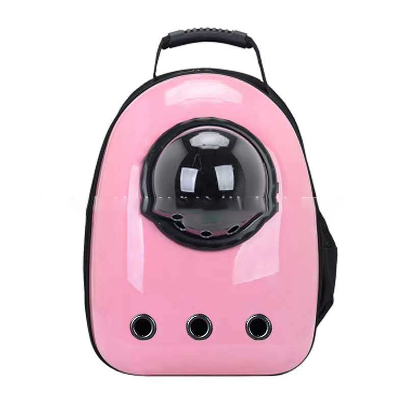 KFX-4513725 Portable Pet Backpack with Transparent Cover and Ventilation Holes for Cats and Dogs
