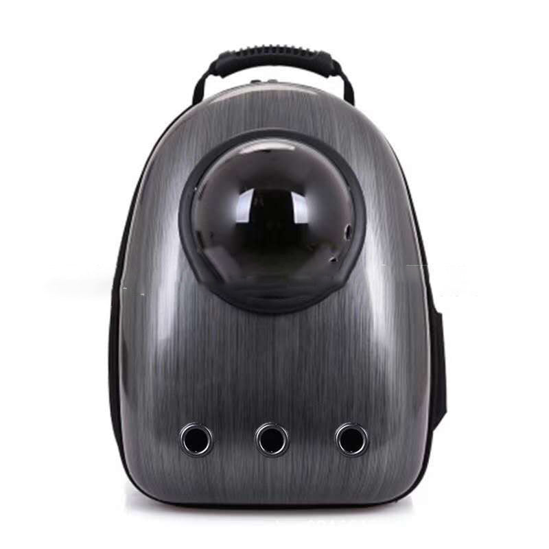 KFX-4513725 Portable Pet Backpack with Transparent Cover and Ventilation Holes for Cats and Dogs