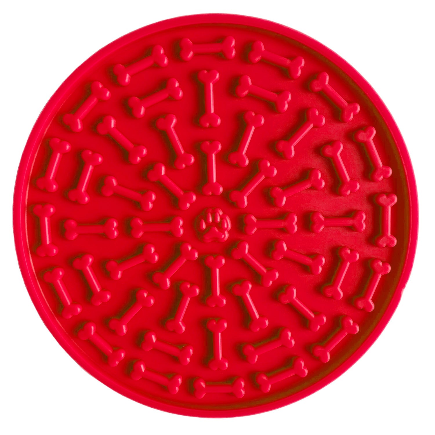 KFX-4515261 Silicone Pet Licking and Slow Feeding Pad - Dog Bone & Cross Designs, Multiple Colors