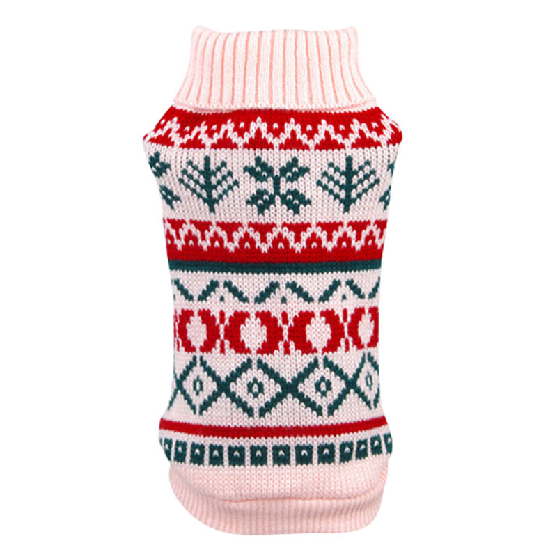 KFX-4515645 Cozy Casual Dog Sweater for Autumn and Winter - 100% Cotton Material
