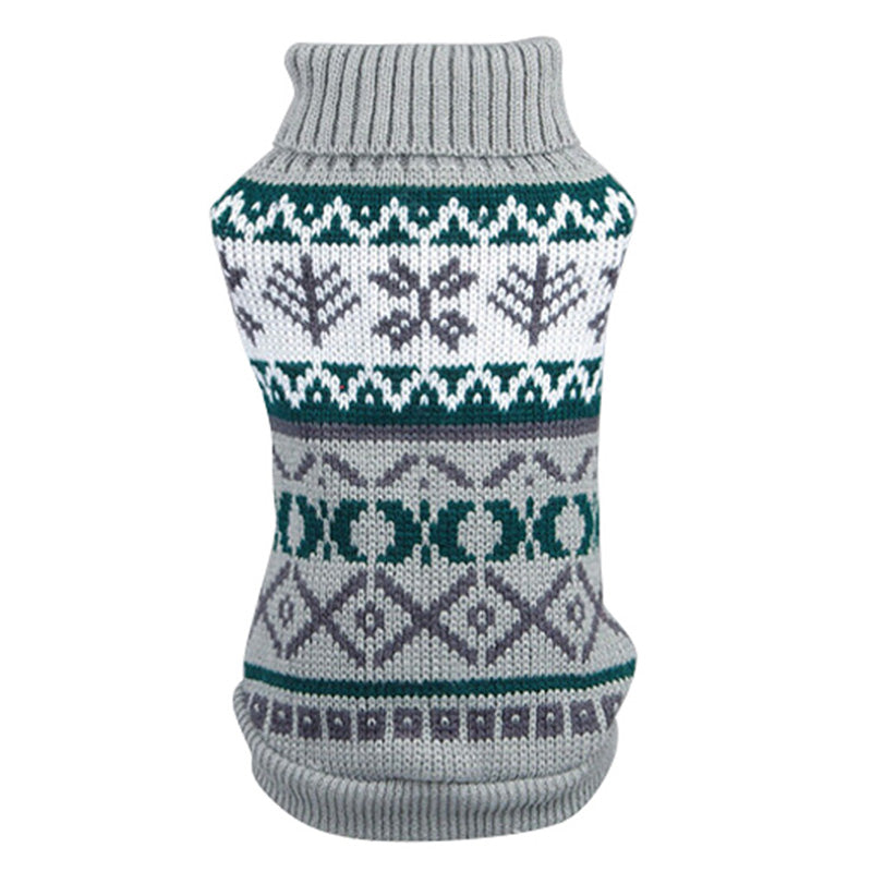 KFX-4515645 Cozy Casual Dog Sweater for Autumn and Winter - 100% Cotton Material