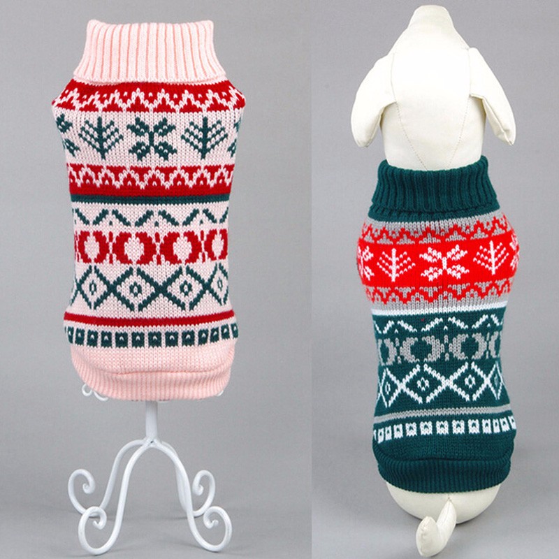 KFX-4515645 Cozy Casual Dog Sweater for Autumn and Winter - 100% Cotton Material