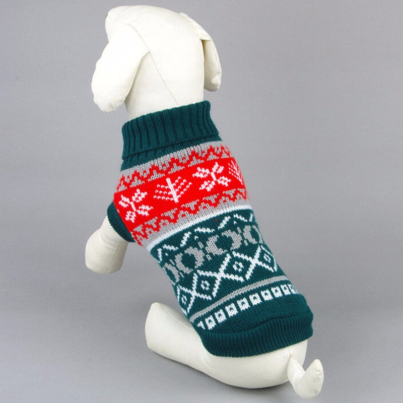KFX-4515645 Cozy Casual Dog Sweater for Autumn and Winter - 100% Cotton Material