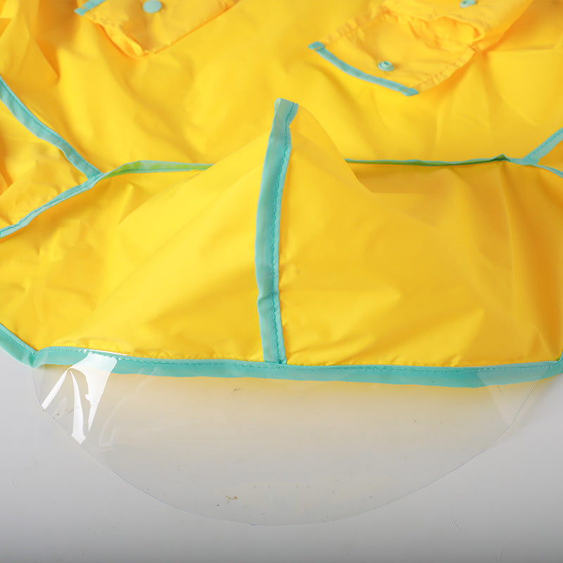 KFX-4517821 All-Weather Raincoat for Small and Medium-Sized Dogs - Available in Yellow, Gray, Green