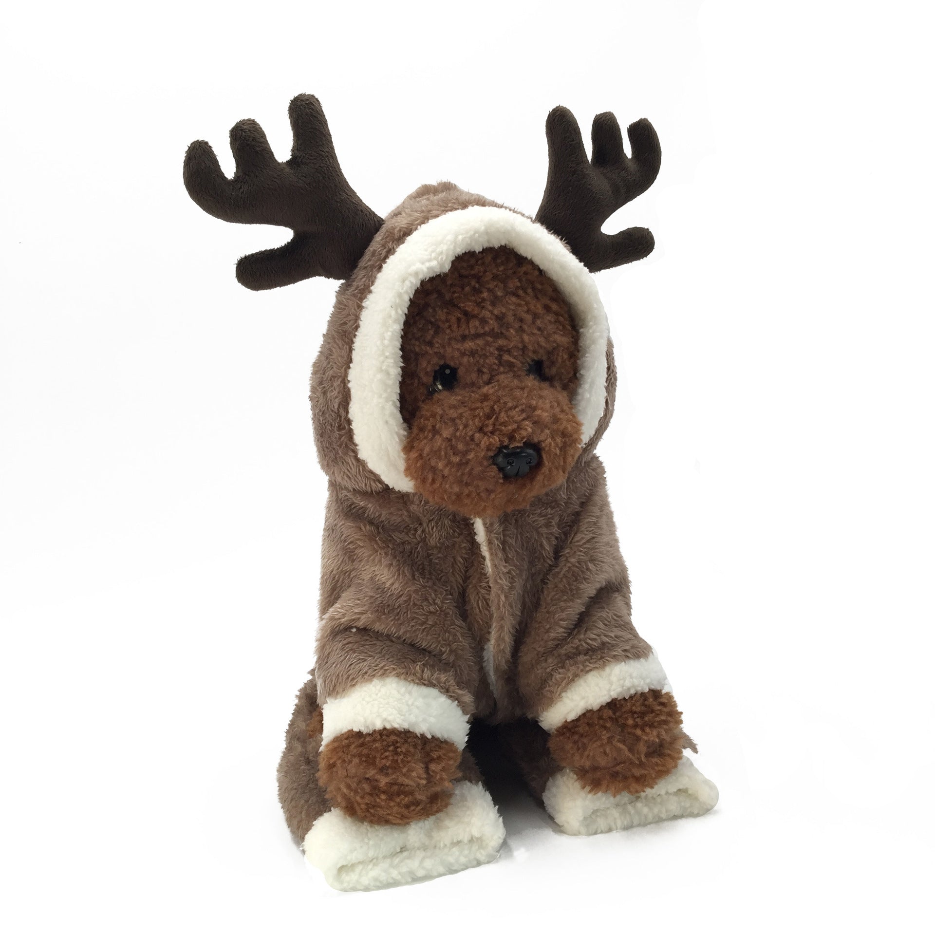 KFX-4521405 Cozy Coral Fleece Christmas Dog Clothes for Small to XL Breeds