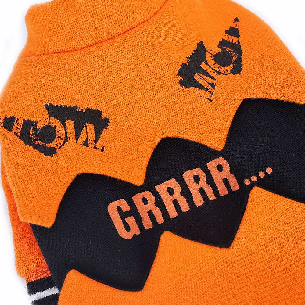 KFX-4522301 Pumpkin Halloween Costume for Dogs - Cozy Casual Sweater Outfit