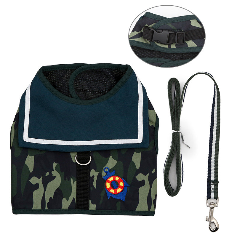 KFX-4522813 Durable Dog Traction Rope Chest Strap for Comfortable Walking - Multiple Sizes Available