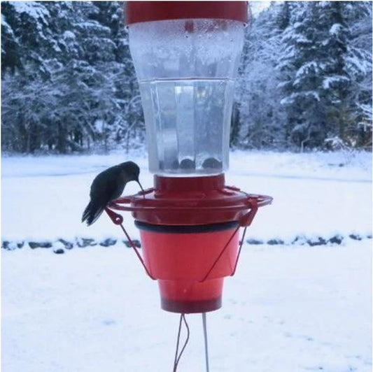 KFX-4523197 Hummingbird Feeder Heater with 15W Bulb for Winter Protection - Easy to Attach and Efficient Warmth