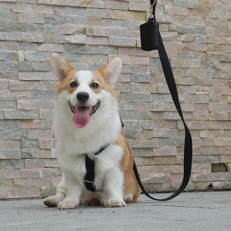 KFX-4532029 Pet Outing Chest Strap - Available in Pink Velvet, Black Velvet, Cream Velvet, and Gem Green Velvet, Sizes XS, S, M, L