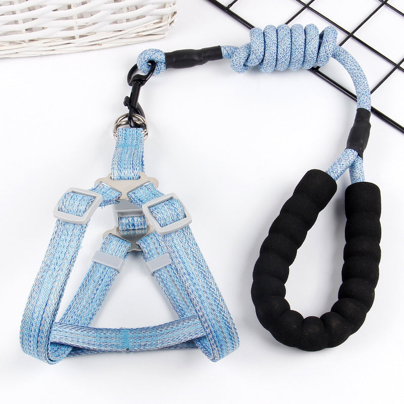 KFX-4532541 Adjustable Pet Chest Strap Lead Rope for Dogs and Cats - Various Colors Available