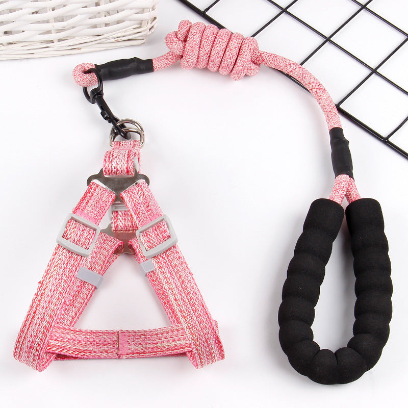 KFX-4532541 Adjustable Pet Chest Strap Lead Rope for Dogs and Cats - Various Colors Available