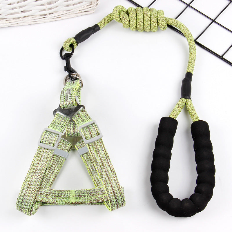 KFX-4532541 Adjustable Pet Chest Strap Lead Rope for Dogs and Cats - Various Colors Available
