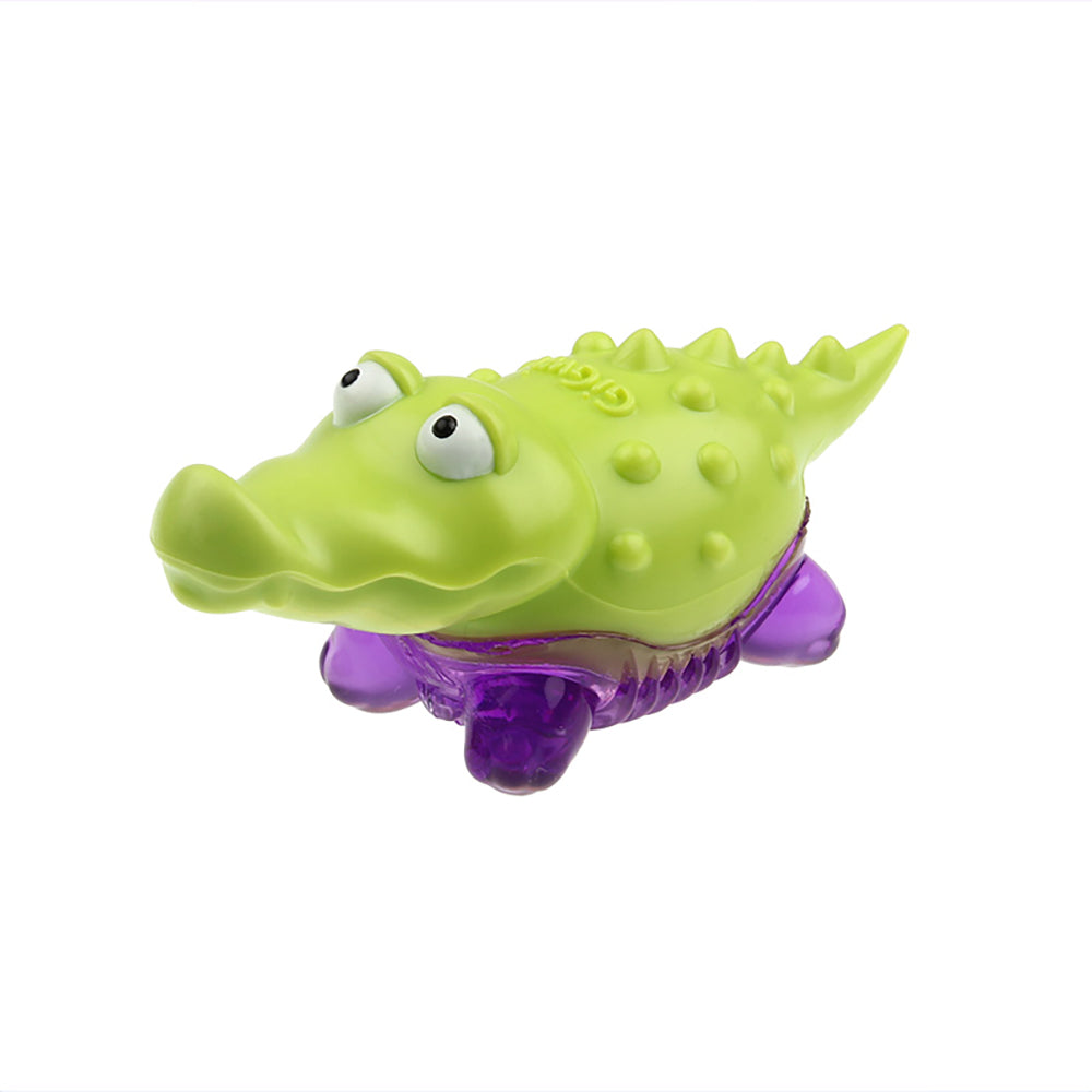 KFX-4533565 Interactive Chew Sound Toys for Puppies - Crocodile, Kitten, Bear, and Fox Models
