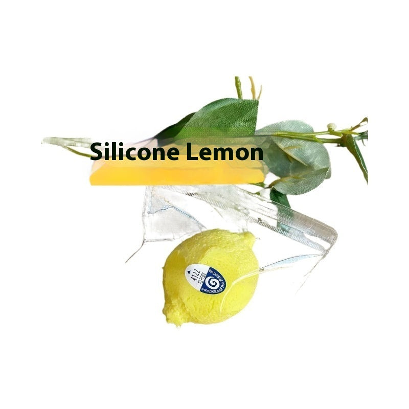 KFX-4539325 Silicone Lemon Squeeze Toy for Stress Relief and Sensory Play