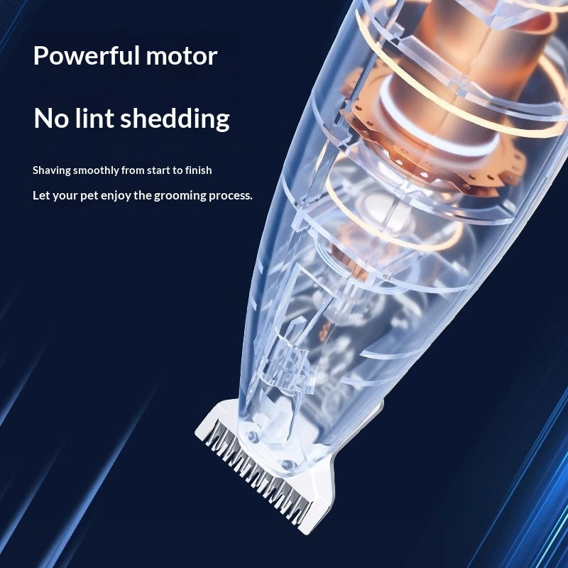 KFX-4542269 Silent Nail Trimming Kit for Cats with LED Display and Washable Blades