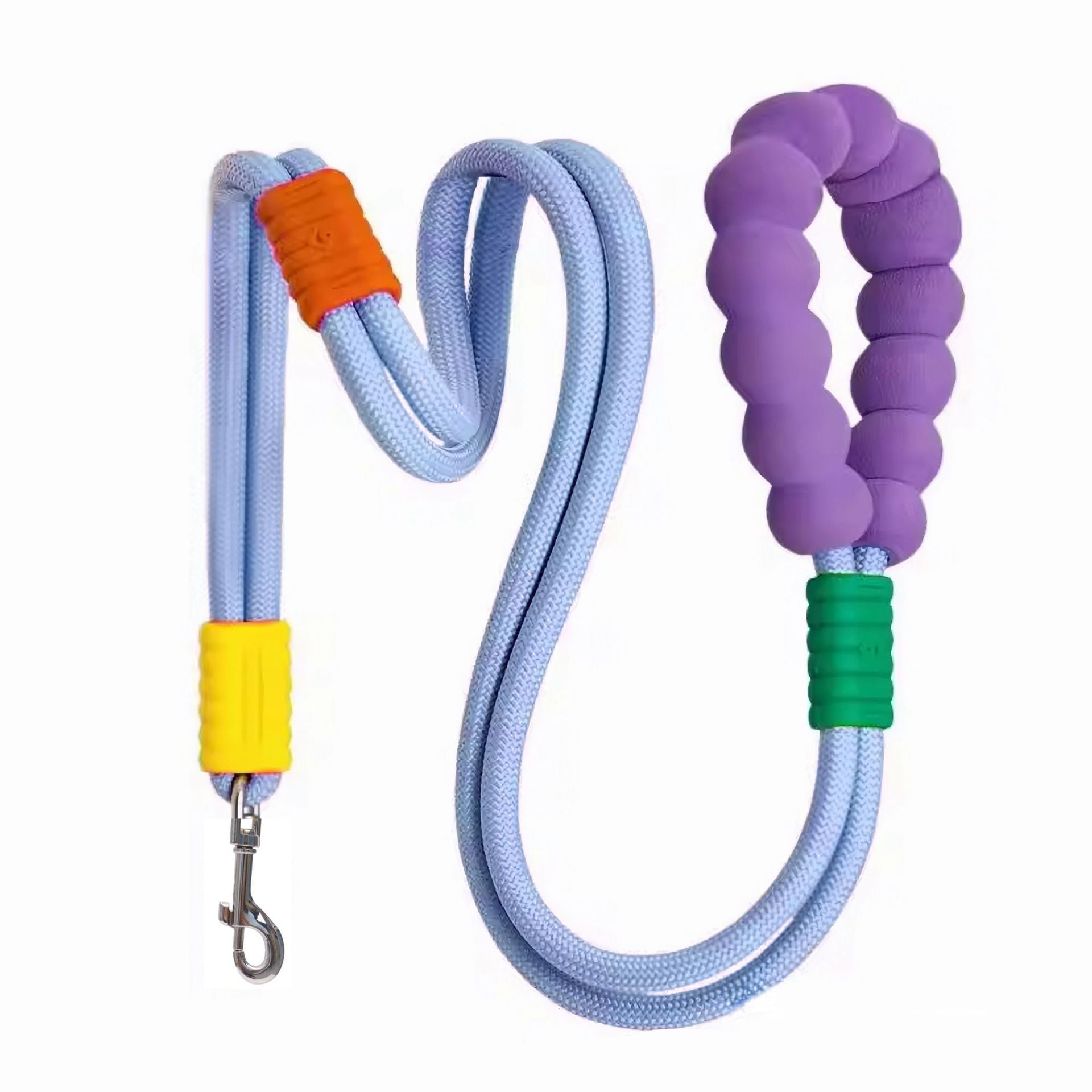 KFX-4544061 Durable Nylon Pet Traction Leash with Comfortable Foam Handle, 140cm Length, Anti-Slip Design