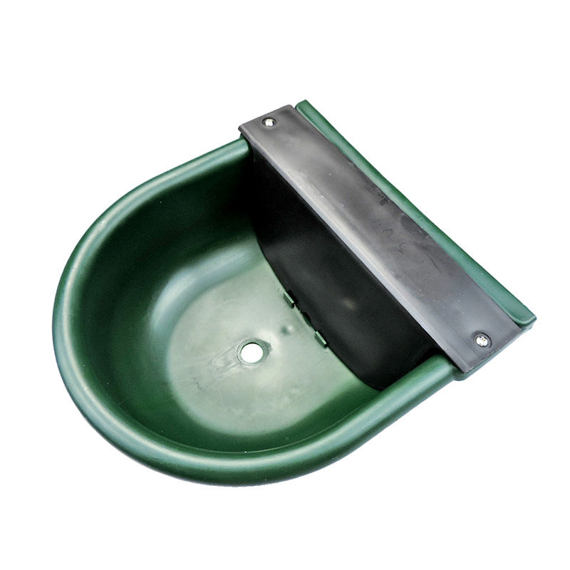 KFX-4544445 Automatic Drinking Bowl for Livestock - 4L Capacity, Durable Plastic Design, Adjustable Water Level for Cattle, Horses, and Sheep