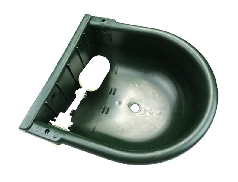 KFX-4544445 Automatic Drinking Bowl for Livestock - 4L Capacity, Durable Plastic Design, Adjustable Water Level for Cattle, Horses, and Sheep