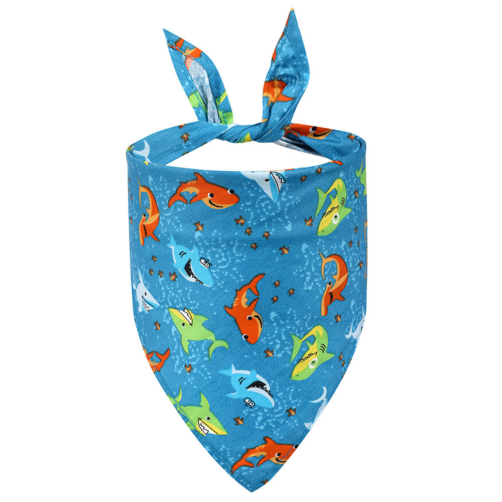 KFX-4544829 Cartoon Patterned Pet Towel - Summer Fruits Design, Multifunctional Cloth for All Seasons