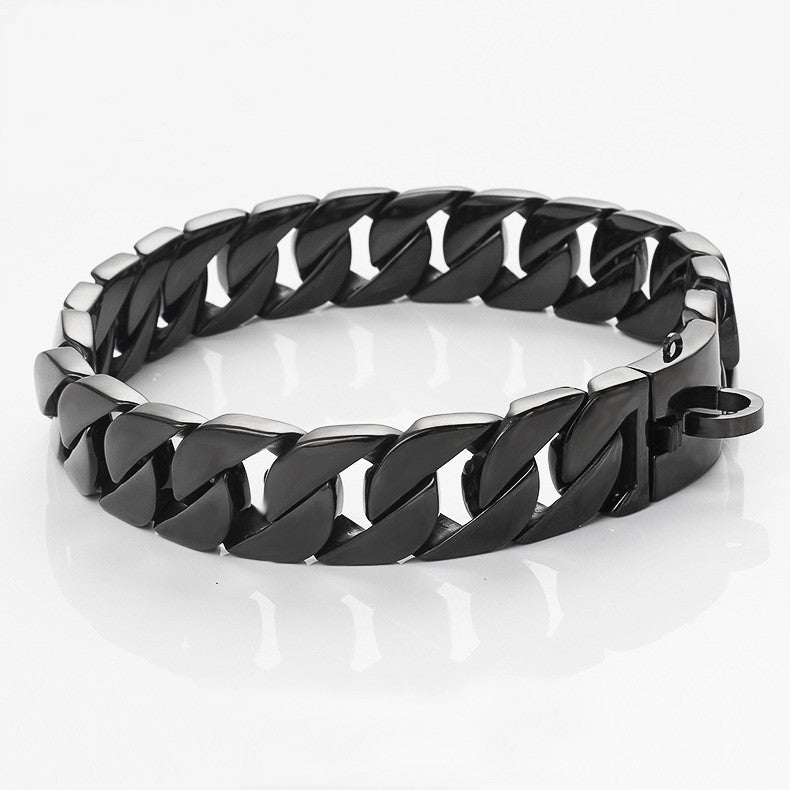 KFX-4546877 Stainless Steel Dog Chain Necklace - Durable Pet Collar with Leash Included