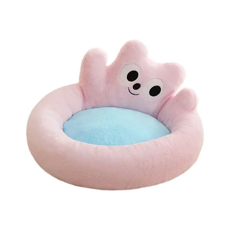 KFX-4548285 Cozy All-Season Cat Nest Cushion Bed for Comfortable Pet Relaxation