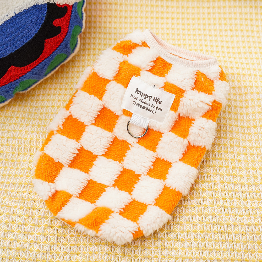 KFX-4548797 Cozy Double and Single Layer Pet Apparel for Dogs and Cats in Fun Colors