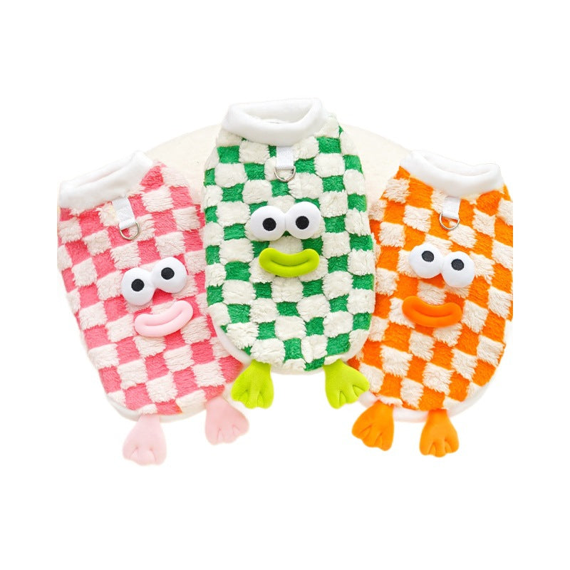 KFX-4548797 Cozy Double and Single Layer Pet Apparel for Dogs and Cats in Fun Colors