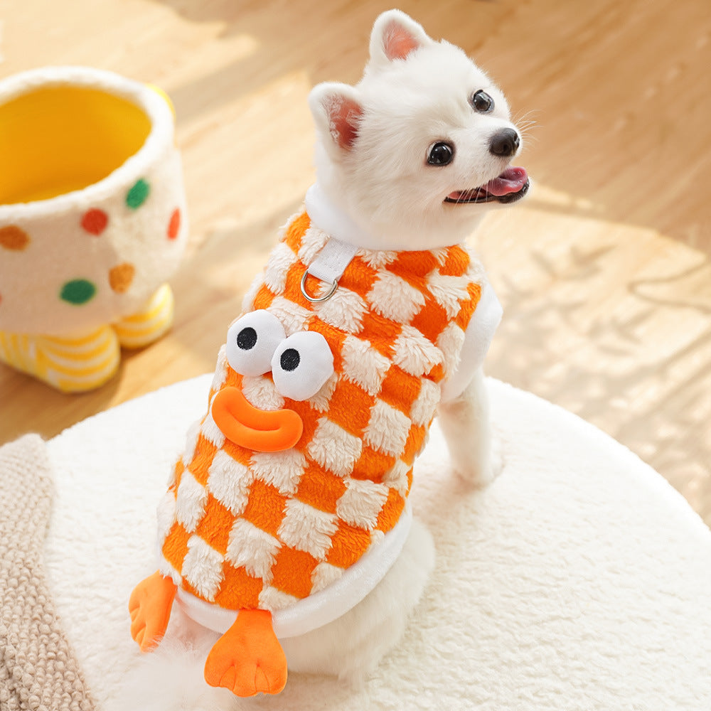 KFX-4548797 Cozy Double and Single Layer Pet Apparel for Dogs and Cats in Fun Colors