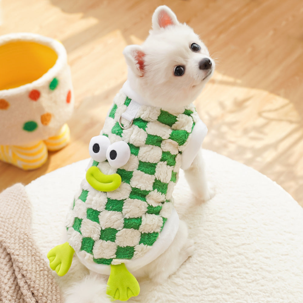 KFX-4548797 Cozy Double and Single Layer Pet Apparel for Dogs and Cats in Fun Colors