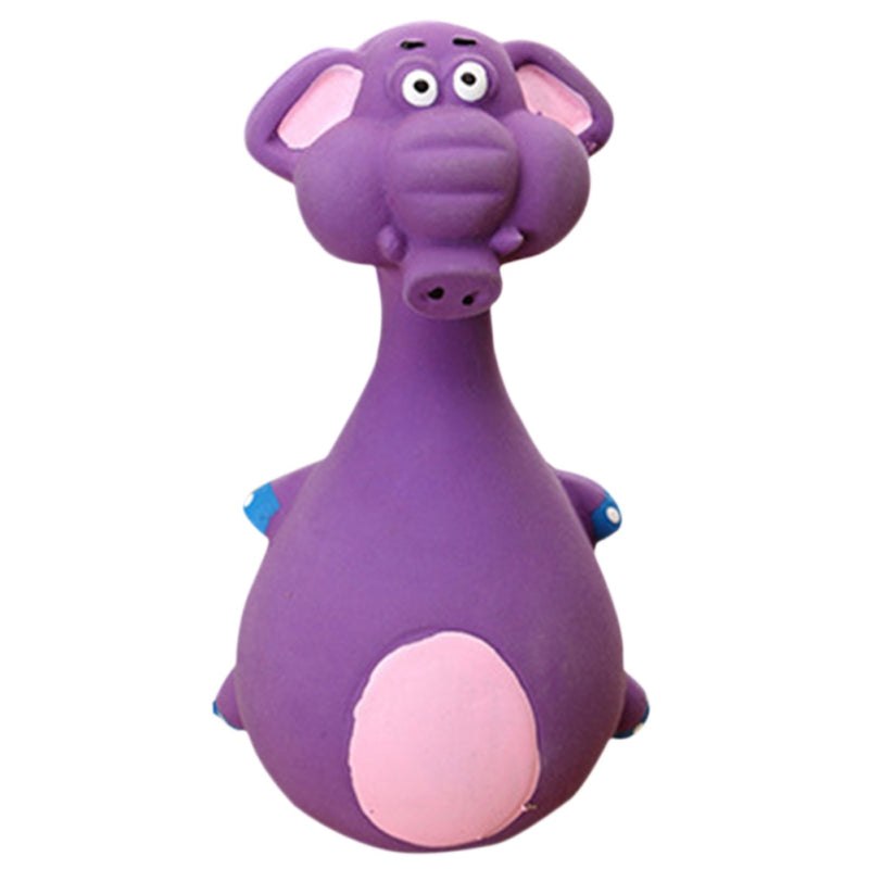 KFX-4550845 Latex Sounding Toys for Pets - Cow, Elephant, Dog, Donkey Designs, 40g each