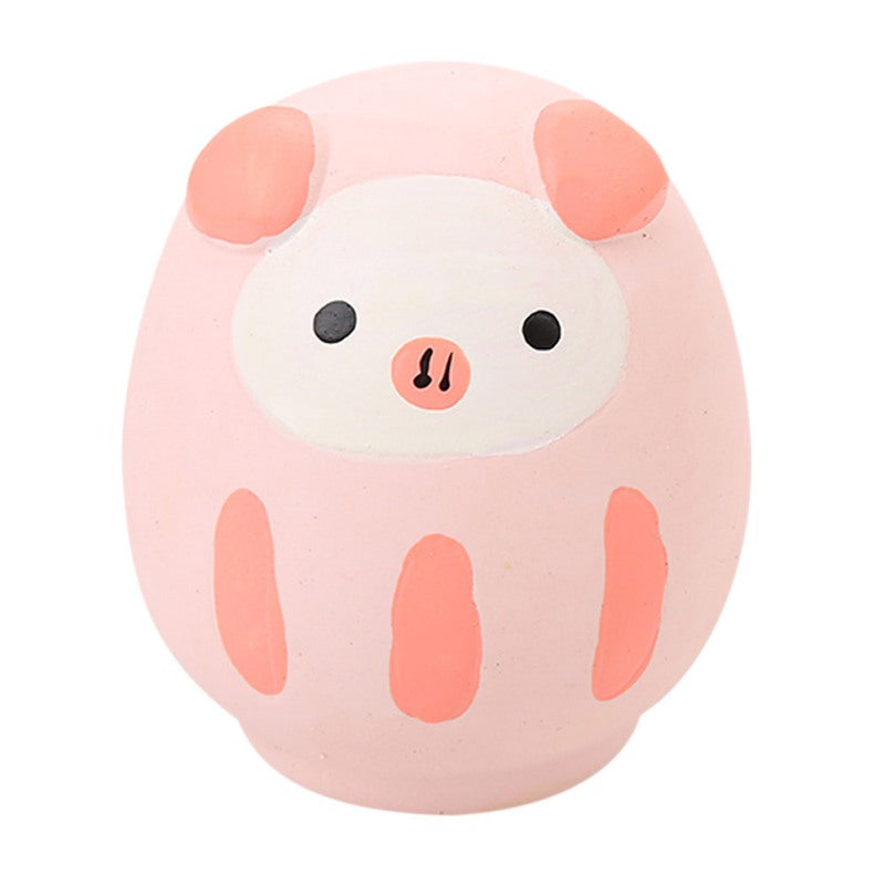 KFX-4550845 Latex Sounding Toys for Pets - Cow, Elephant, Dog, Donkey Designs, 40g each