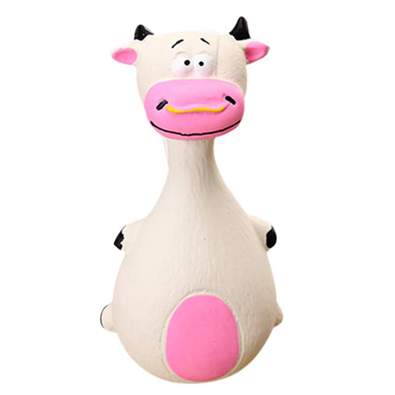 KFX-4550845 Latex Sounding Toys for Pets - Cow, Elephant, Dog, Donkey Designs, 40g each