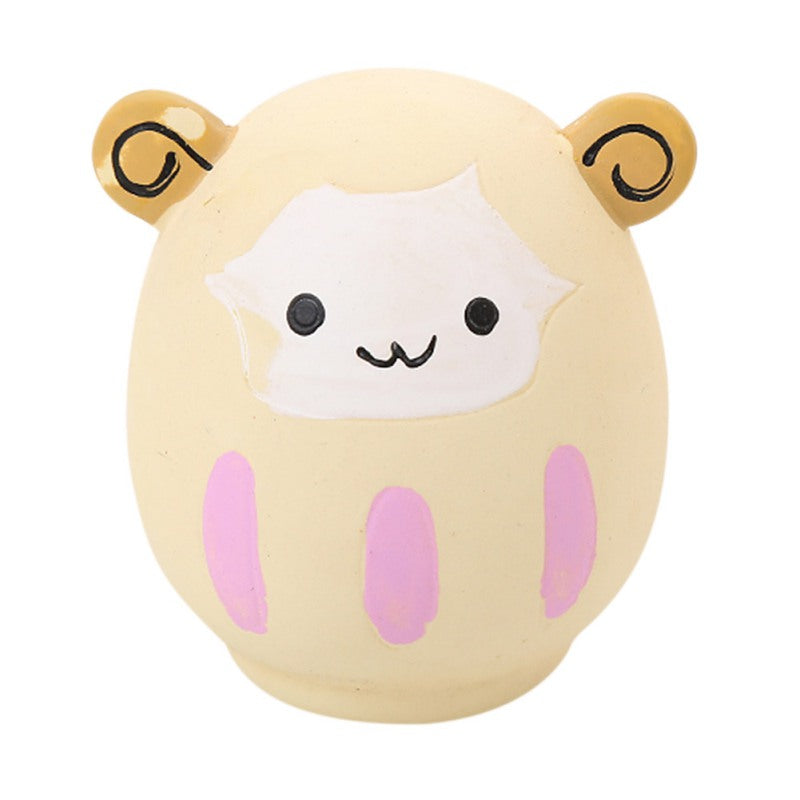 KFX-4550845 Latex Sounding Toys for Pets - Cow, Elephant, Dog, Donkey Designs, 40g each