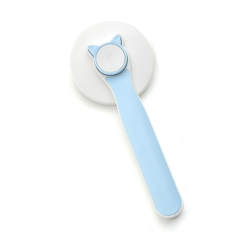 KFX-4551485 Self-Cleaning Slicker Brush for Dogs and Cats - Ergonomic Pet Grooming Tool for Shedding, Matted Hair, and Massage