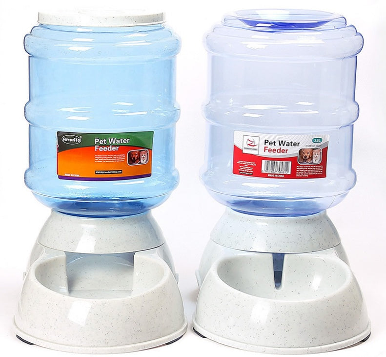 KFX-4555965 Automatic Pet Feeder and Water Dispenser for Cats and Dogs - Large Capacity, Removable and Washable Design