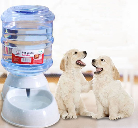 KFX-4555965 Automatic Pet Feeder and Water Dispenser for Cats and Dogs - Large Capacity, Removable and Washable Design