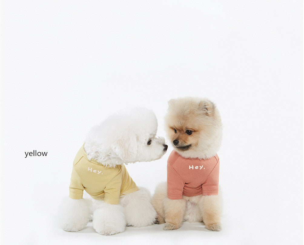 KFX-4556349 Casual Cotton Printed T-Shirt for Pets in Various Colors and Sizes