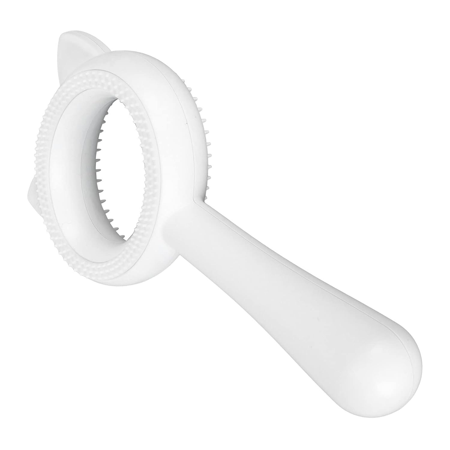 KFX-4557245 Double-Sided Pet Grooming Brush for Cats and Dogs with Comfortable Handle and Easy Clean Design