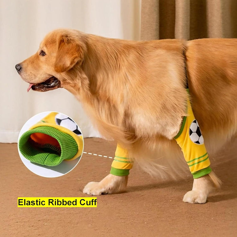 KFX-4557373 Dog Rehabilitation Recovery Suit with Wear-Resistant Sleeves and Ankle Joint Protection