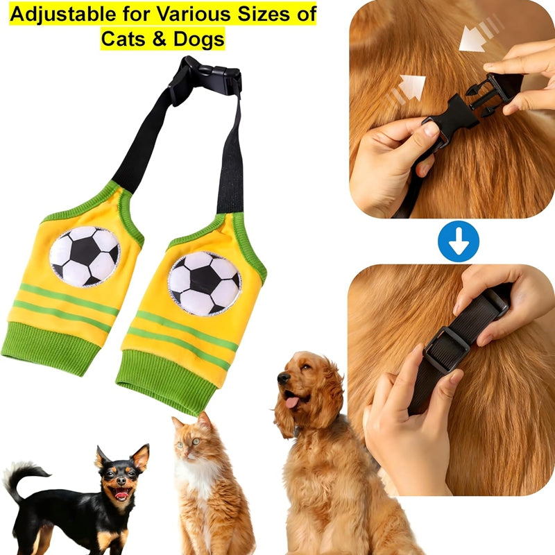 KFX-4557373 Dog Rehabilitation Recovery Suit with Wear-Resistant Sleeves and Ankle Joint Protection