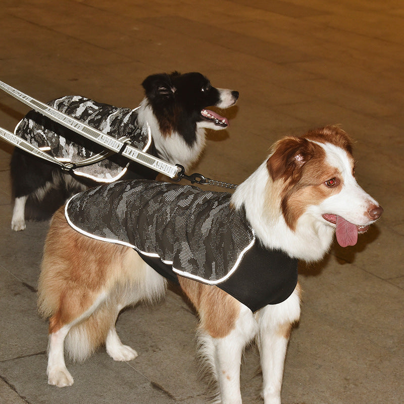 KFX-4558141 High-Visibility Camouflage Pet Jacket for Safety and Comfort
