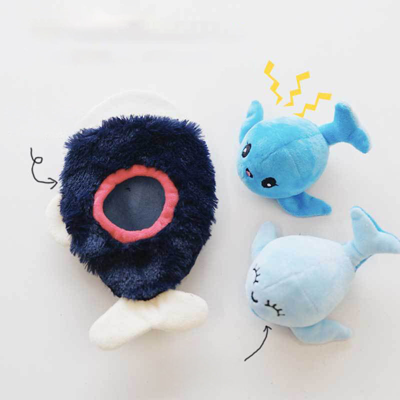 KFX-4558397 Plush Chew Toy with Sound and Food Hiding Feature for Dogs