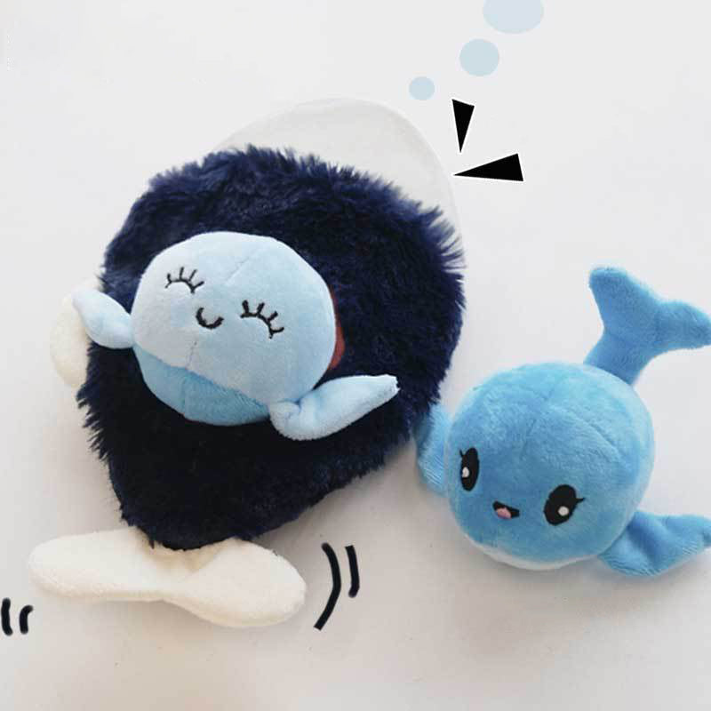 KFX-4558397 Plush Chew Toy with Sound and Food Hiding Feature for Dogs