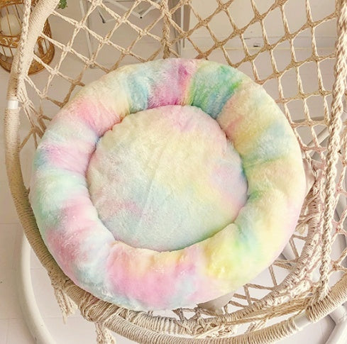 KFX-4559805 Cozy Cotton Pet Rainbow Nest for Cats and Dogs in Various Sizes